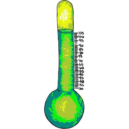 Illustration of thermometer.